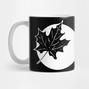 Plane tree leaf Mug